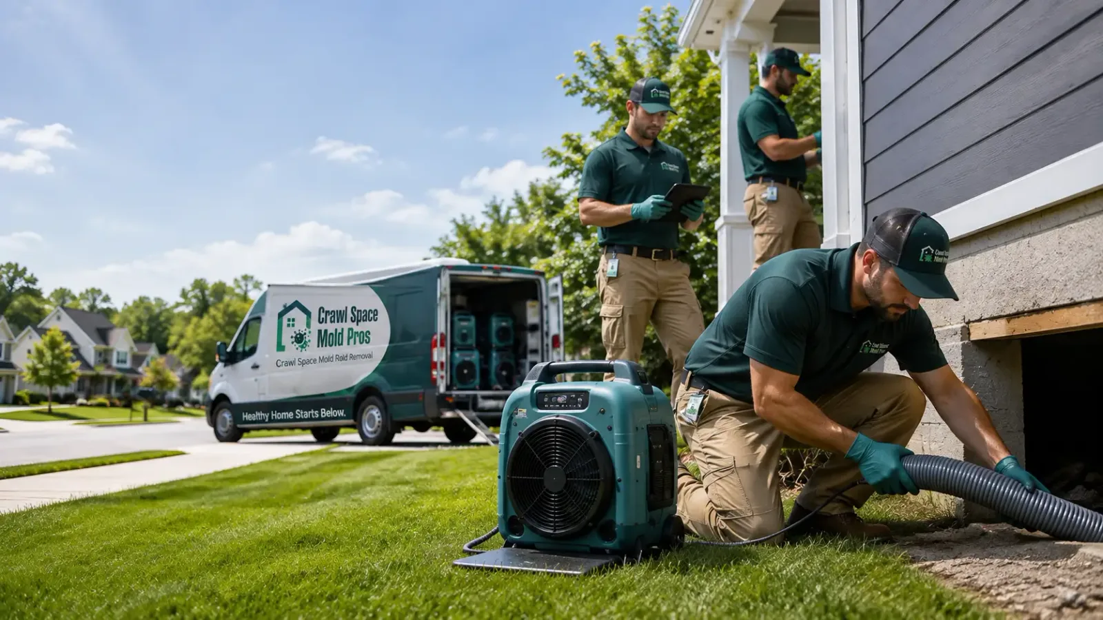 Crawl Space Mold Removal in Groveland, CA
